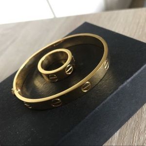 Cartier Ring and Bracelet